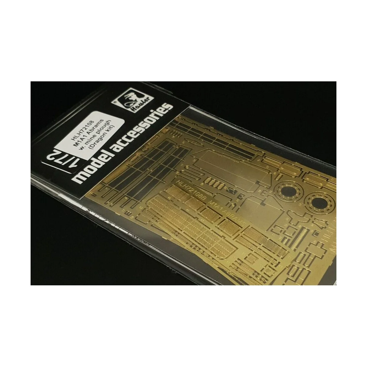 M1A1 Abrams w. mine plough (Dragon kit), 1/72 - Hauler HLH72108 M1A1 Abrams w. mine plough (Dragon kit), 1/72 - Hauler HLH72108