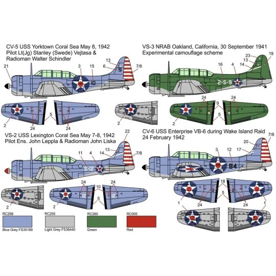 SBD-3 Dauntless CORAL SEA - Brengun BRP144013