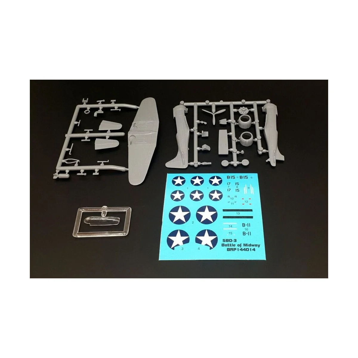 SBD-3 Dauntless MIDWAY, 1/144 - Brengun BRP144014