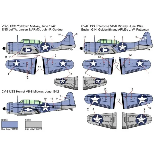 SBD-3 Dauntless MIDWAY, 1/144 - Brengun BRP144014