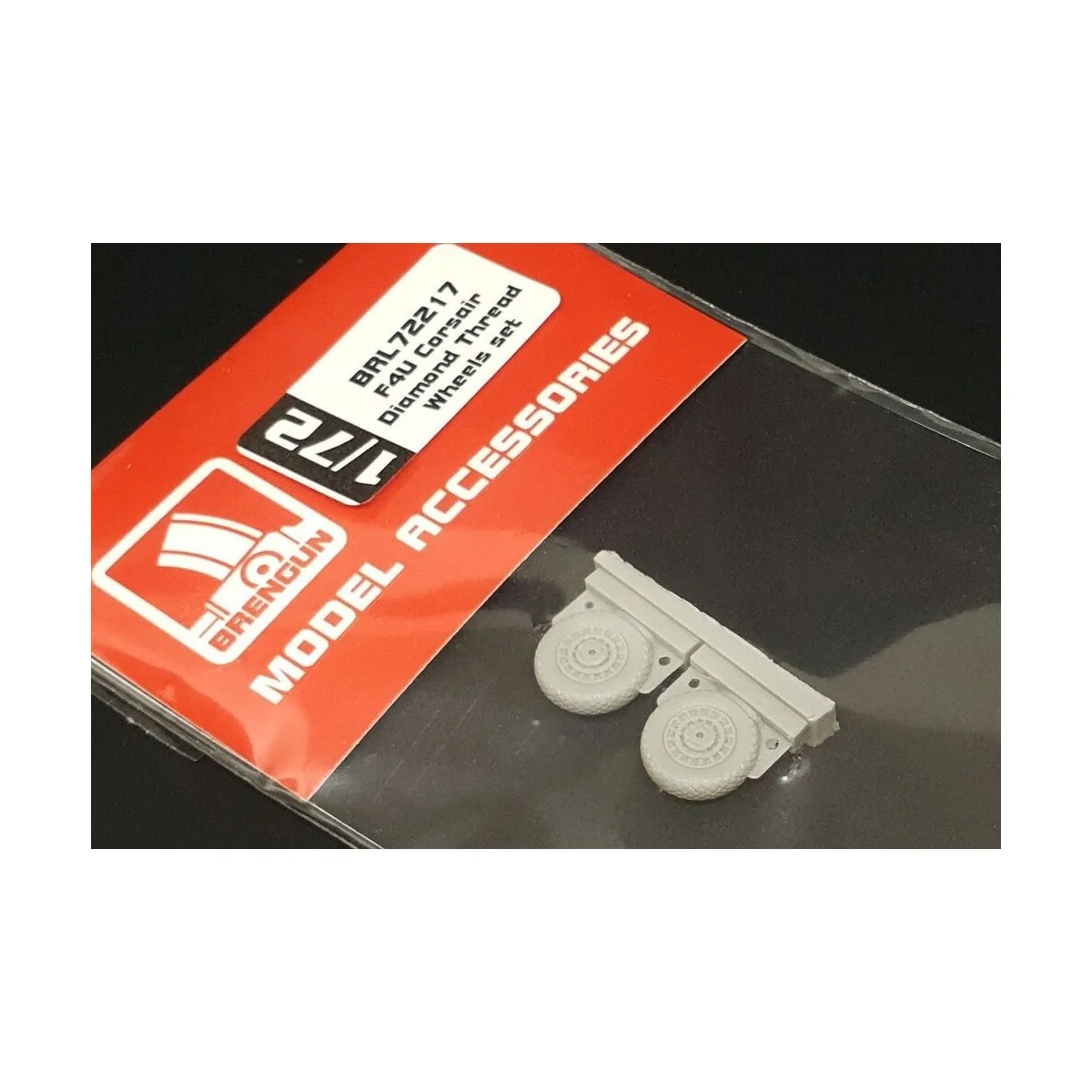 F4U Corsair Diamond Thread Wheels set, 1/72 - Brengun BRL72217