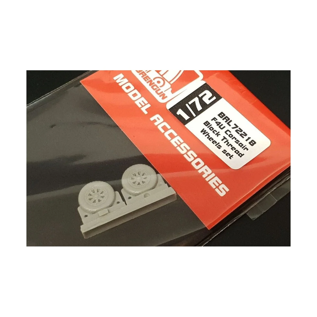 F4U Corsair Block Thread Wheels set, 1/72 - Brengun BRL72218 F4U Corsair Block Thread Wheels set, 1/72 - Brengun BRL72218