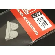 F4U Corsair Ribbed Thread Wheels set - Brengun BRL72219