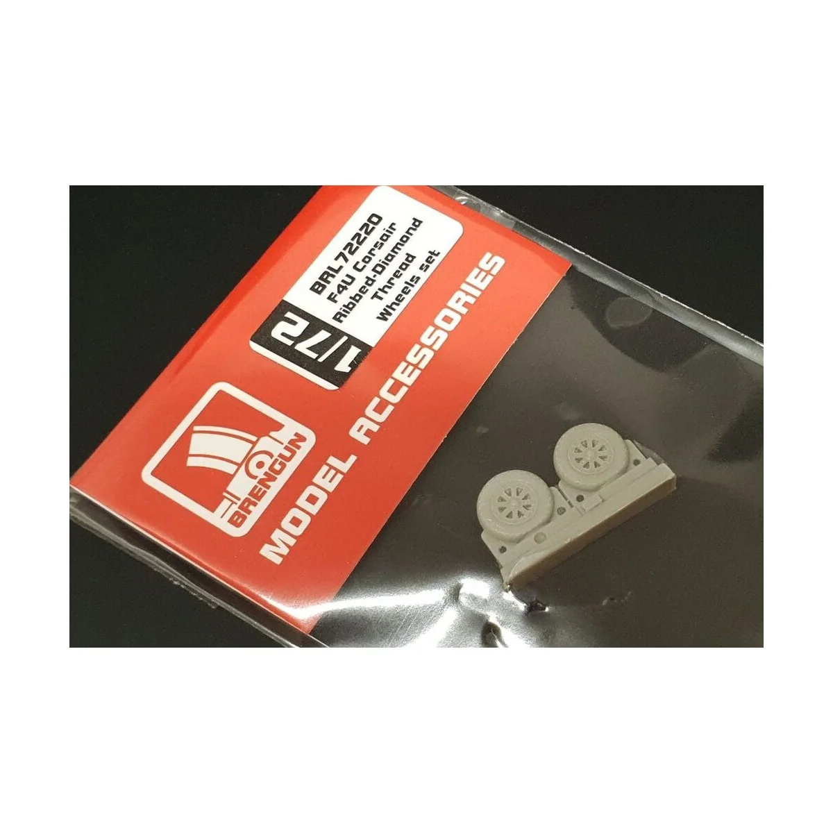 F4U Corsair Ribbed-Diamond Thread Wheels set, 1/72 - Brengun BRL72220 F4U Corsair Ribbed-Diamond Thread Wheels set, 1/72 - Brengun BRL72220