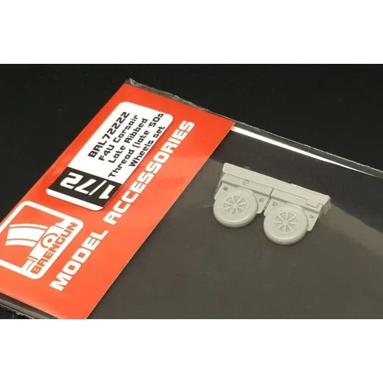 F4U Corsair Late Ribbed Thread (late '50s) Wheels set, 1/72 - Breng...