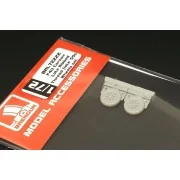 F4U Corsair Late Ribbed Thread (late '50s) Wheels set - Brengun BRL...