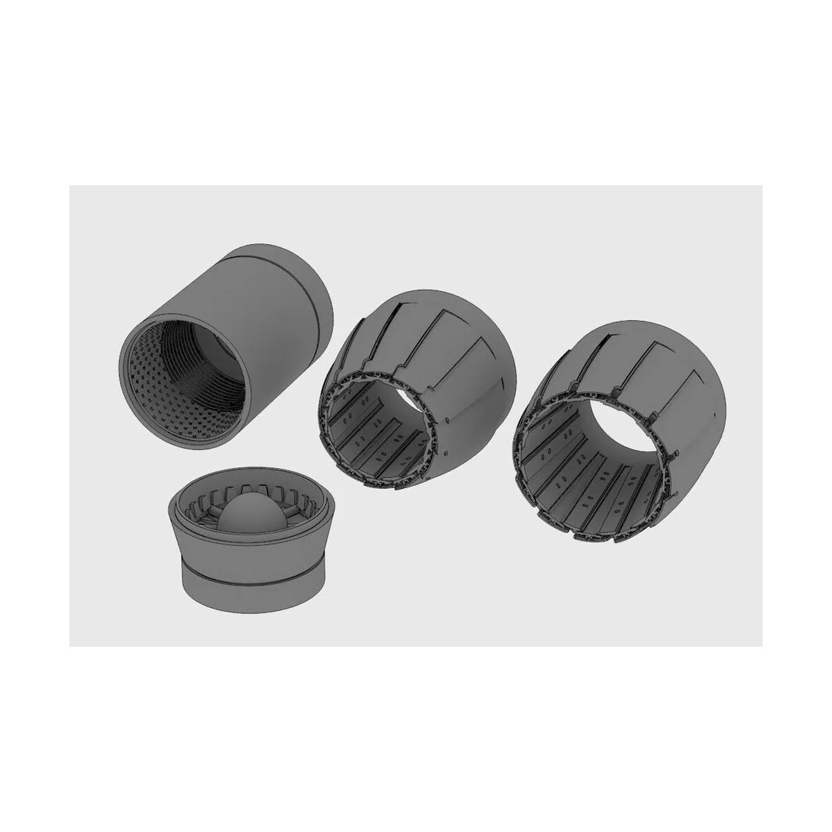 F/A-18 A/B/C/D Hornet GE F404 engine nozzle (Kinetic kit), 1/48 - B... F/A-18 A/B/C/D Hornet GE F404 engine nozzle (Kinetic kit), 1/48 - B...