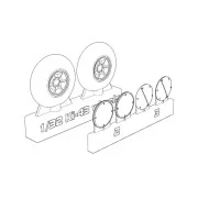 Ki-43 Hayabusa Wheels - Brengun BRL32041