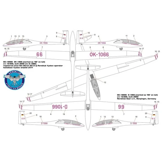 DG-1000S Glider AKVY - Brengun BRP48006