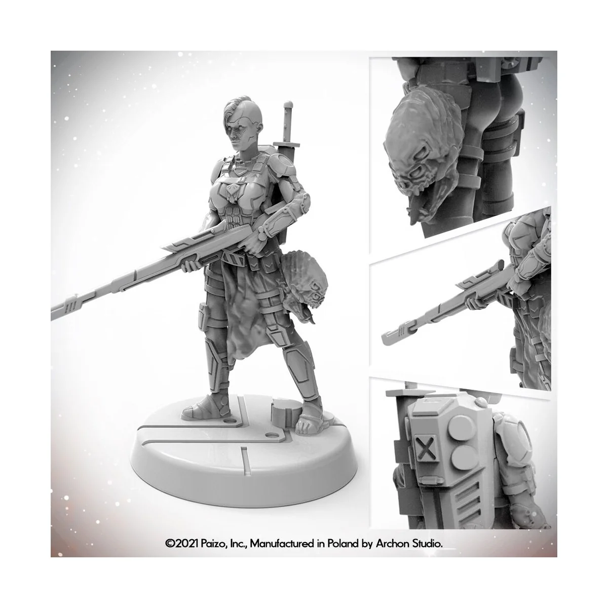 Masters of the Universe Miniatures: ANDROID XENOSEEKER - Archon Stu...