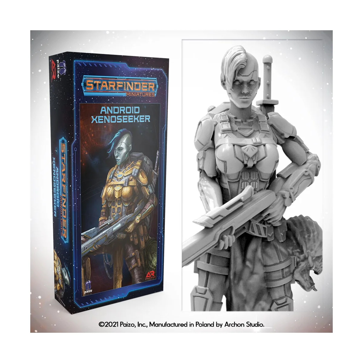 Masters of the Universe Miniatures: ANDROID XENOSEEKER - Archon Stu...