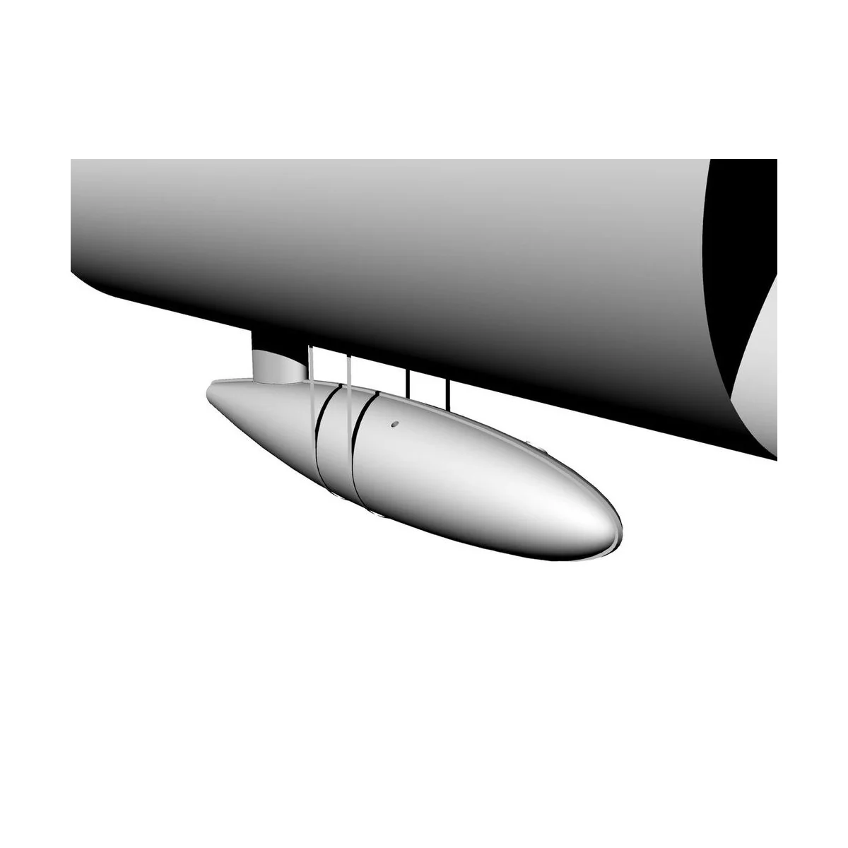 F6F Fuel tank, 1/72 - Brengun BRL72225