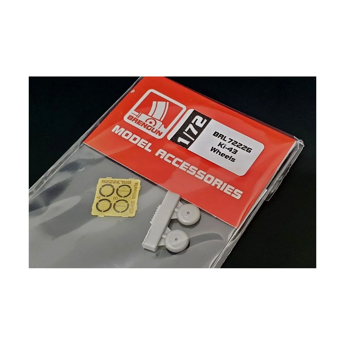 Ki-43 Wheels, 1/72 - Brengun BRL72226 Ki-43 Wheels, 1/72 - Brengun BRL72226
