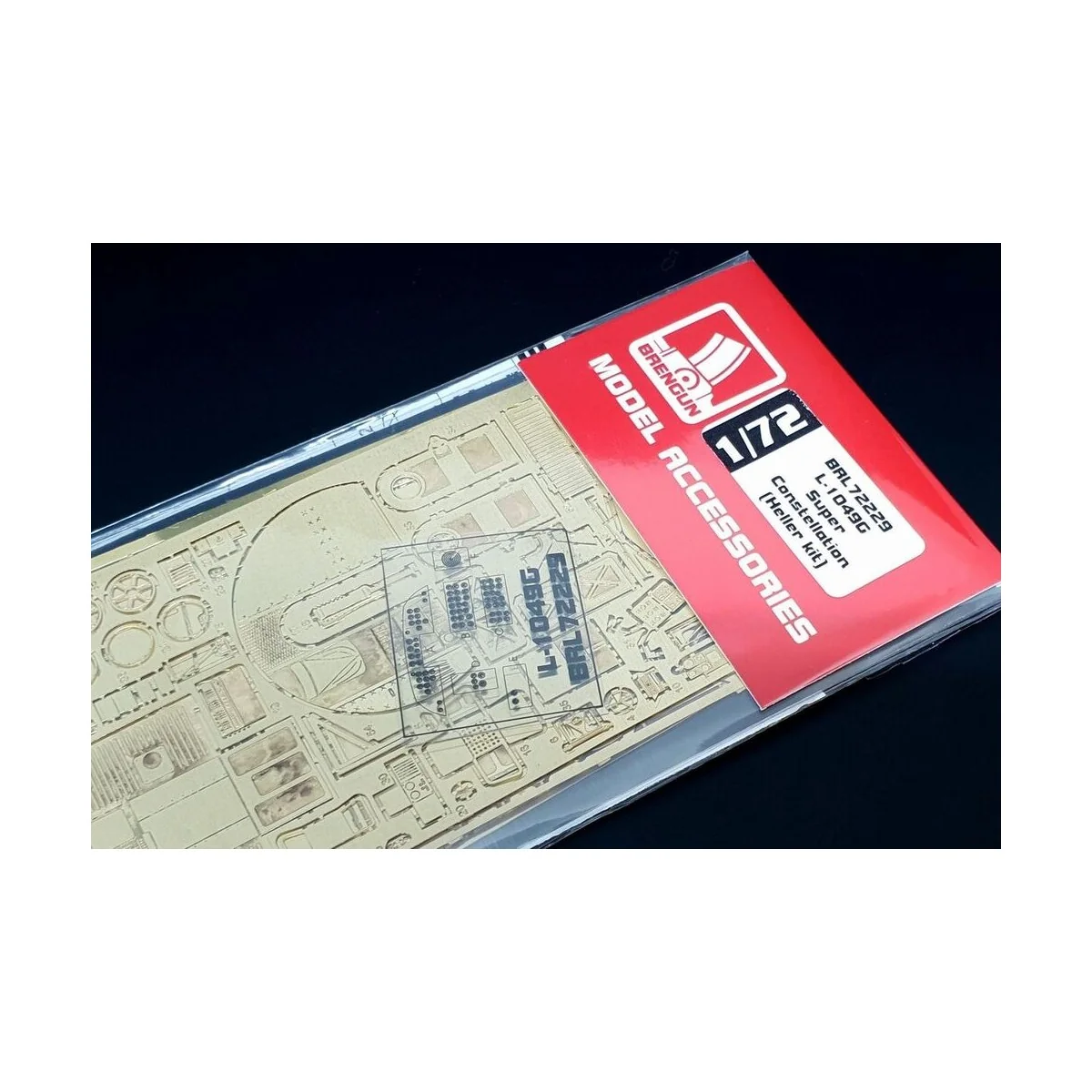 L-1049G Super Constellation (Heller kit), 1/72 - Brengun BRL72229 L-1049G Super Constellation (Heller kit), 1/72 - Brengun BRL72229