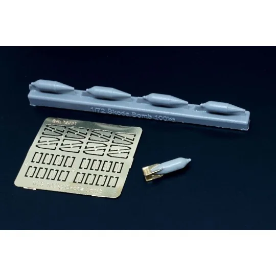 Skoda 100kg bomb (interwar period), 1/72 - Brengun BRL72231 Skoda 100kg bomb (interwar period), 1/72 - Brengun BRL72231