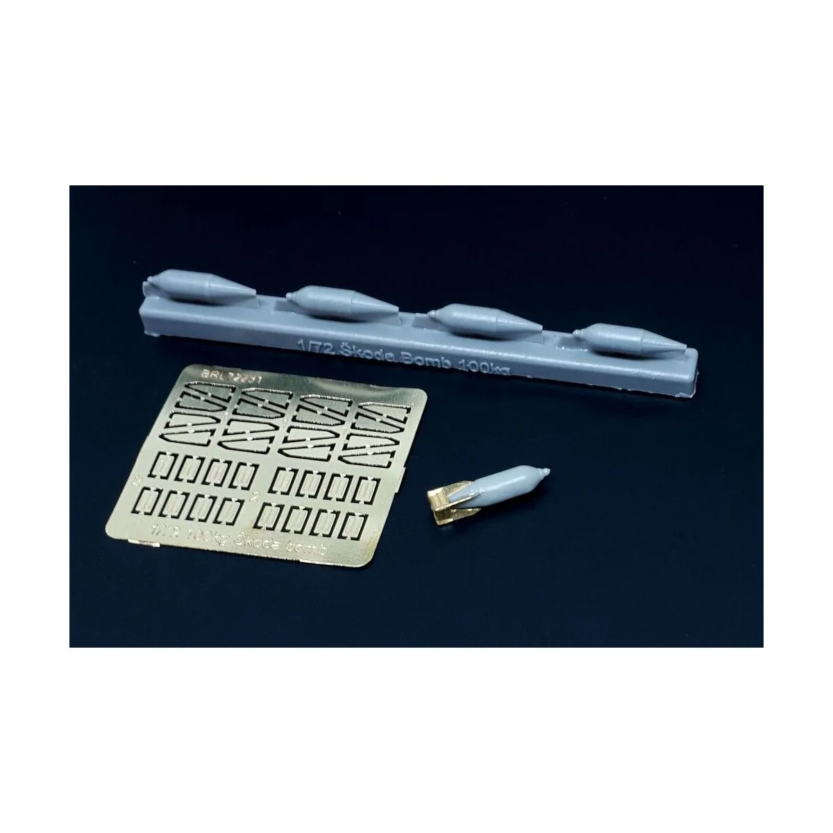 Skoda 100kg bomb (interwar period), 1/72 - Brengun BRL72231 Skoda 100kg bomb (interwar period), 1/72 - Brengun BRL72231