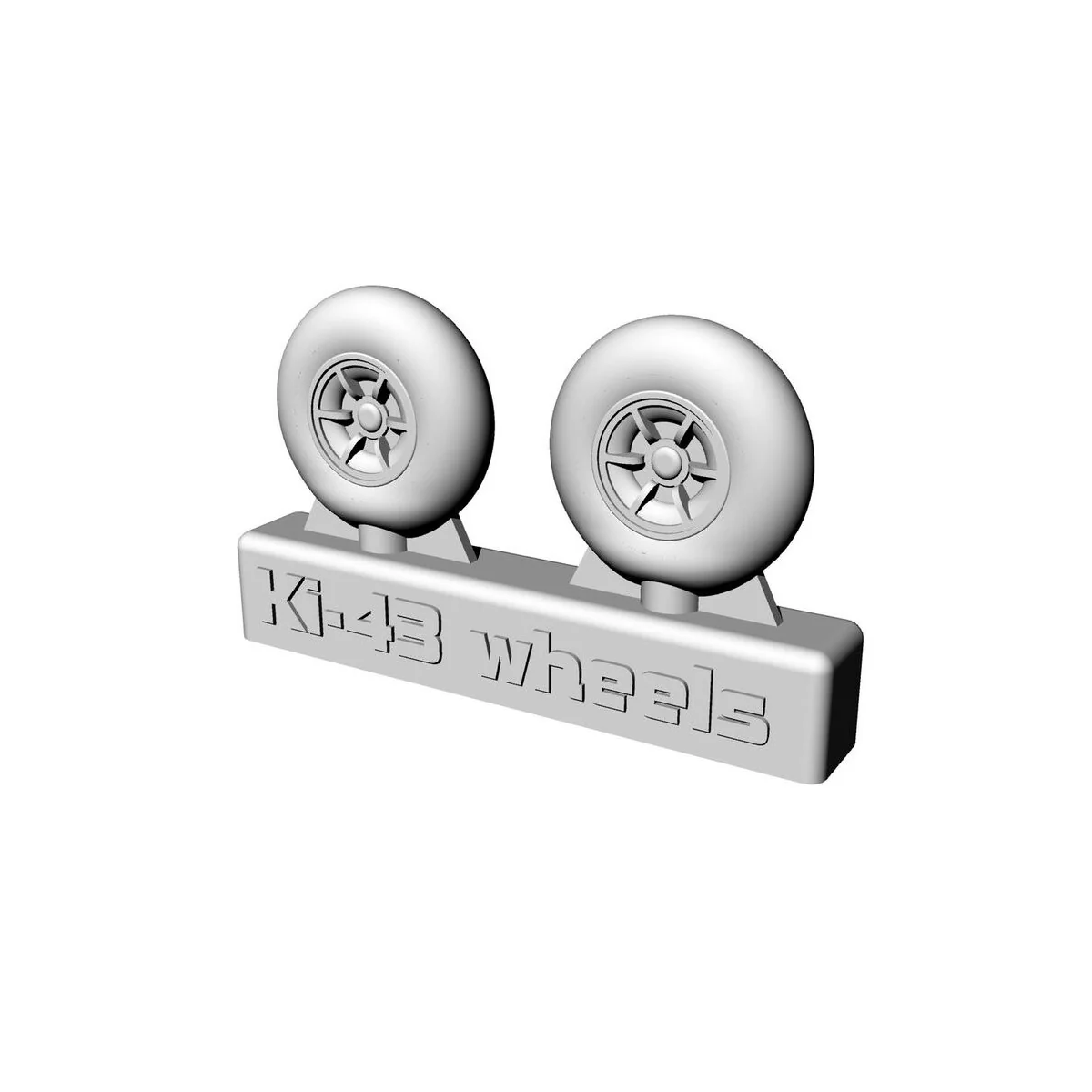Ki-43 Wheels, 1/48 - Brengun BRL48142