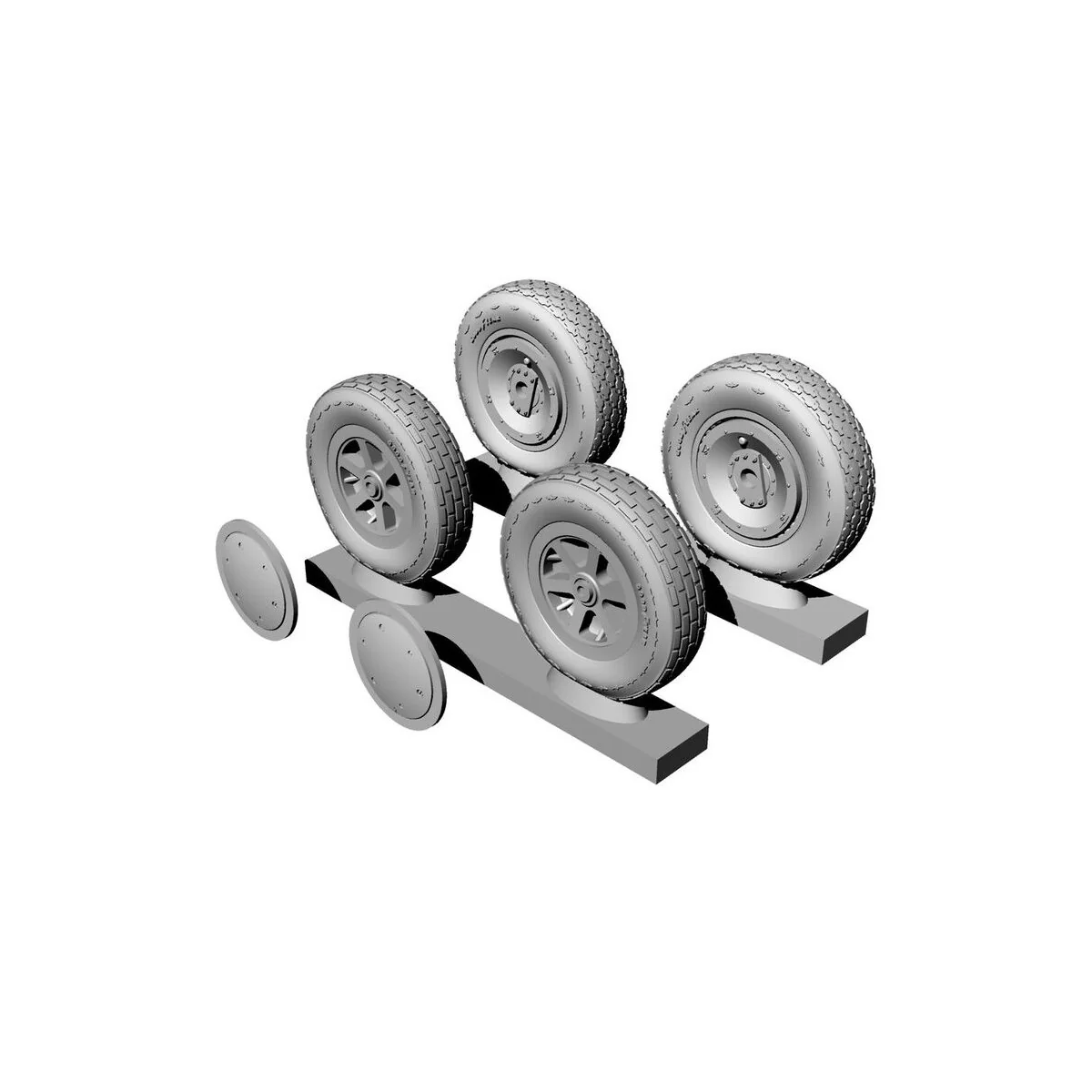 SBD Dauntless Wheels, 1/48 - Brengun BRL48143