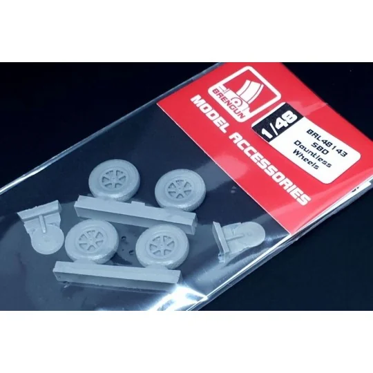 SBD Dauntless Wheels, 1/48 - Brengun BRL48143