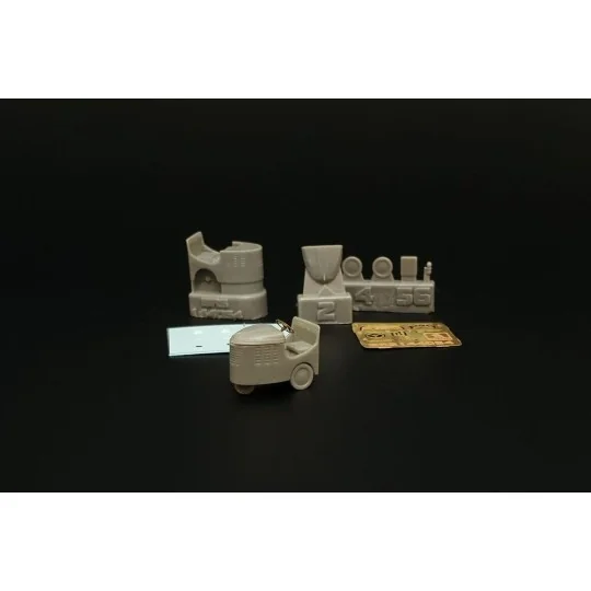 UK Flight Deck Tractor Clarkat type B, 1/144 - Brengun BRS144054