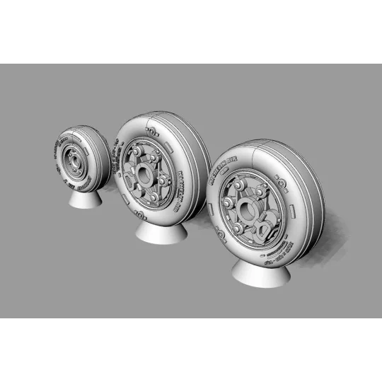 F-16 CD wheel Block 40 and later, 1/72 - Brengun BRL72236 F-16 CD wheel Block 40 and later, 1/72 - Brengun BRL72236