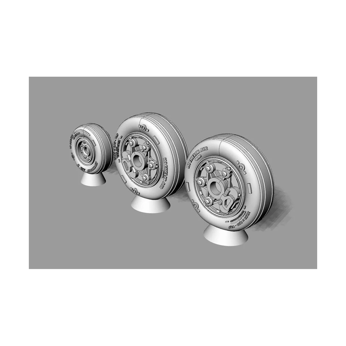 F-16 CD wheel Block 40 and later - Brengun BRL72236