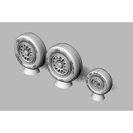 F-16 CD wheel Block 40 and later - Brengun BRL72236