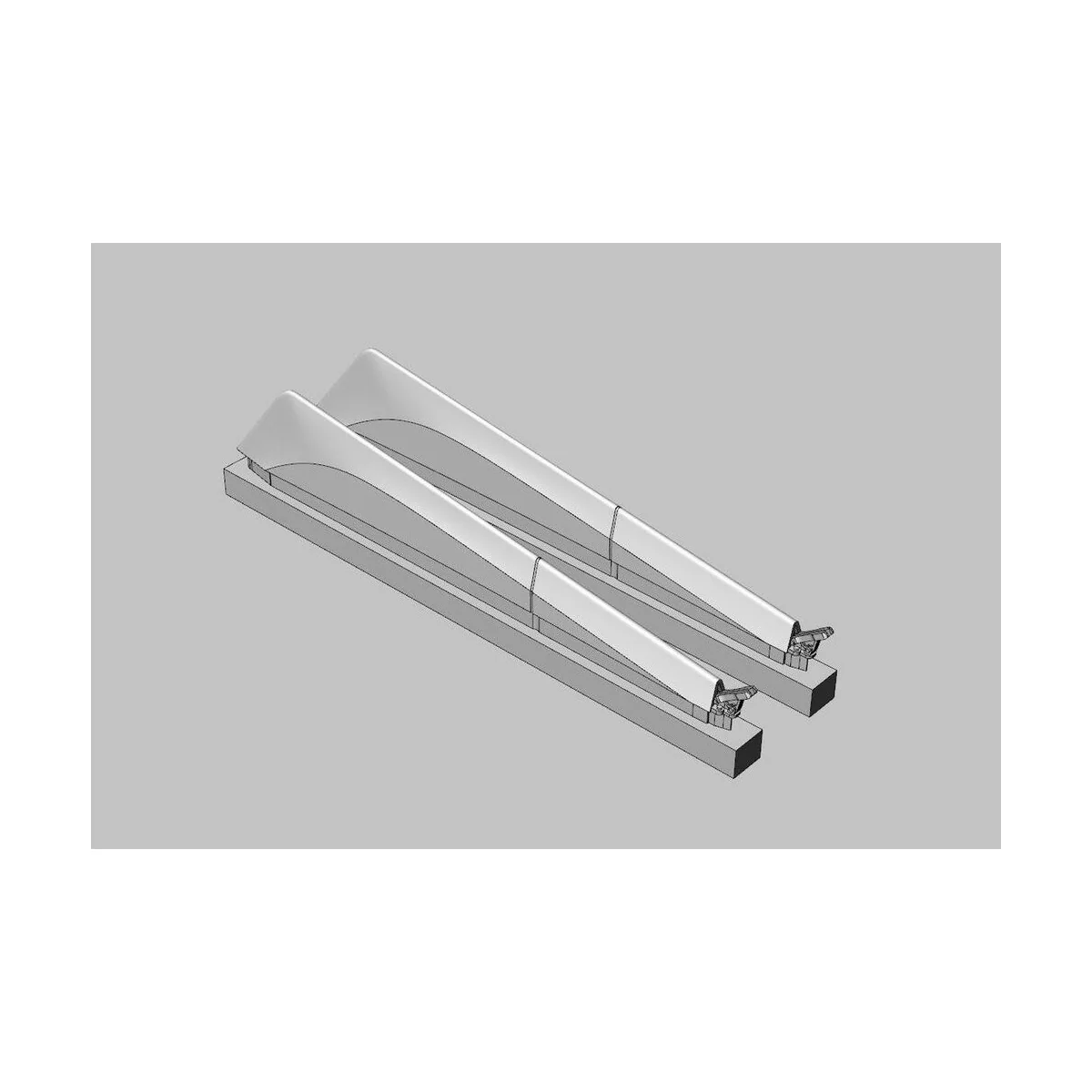 F-14ABD Ventral Fins, 1/72 - Brengun BRL72237 F-14ABD Ventral Fins, 1/72 - Brengun BRL72237