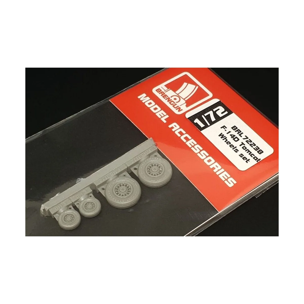 F-14D Tomcat Wheels set, 1/72 - Brengun BRL72238