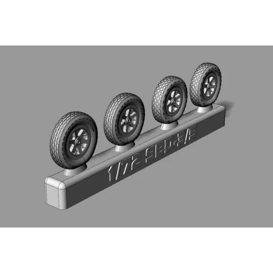 SBD Dauntless Wheels, 1/72 - Brengun BRL72239 SBD Dauntless Wheels, 1/72 - Brengun BRL72239