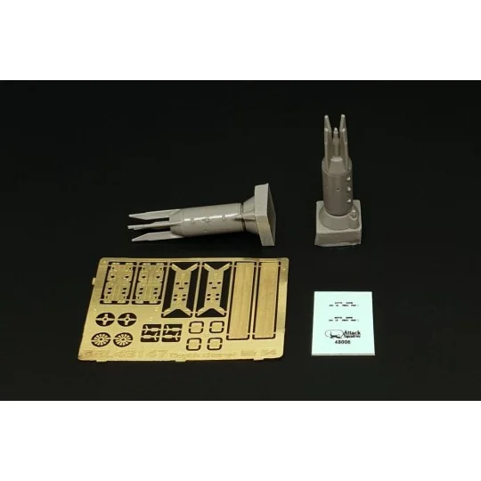 Mk54 depth charge (2pcs), 1/48 - Brengun BRL48147