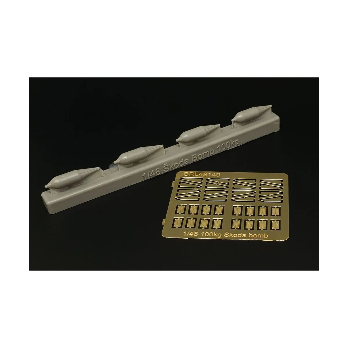 Škoda 100kg bomb, 1/48 - Brengun BRL48149 Škoda 100kg bomb, 1/48 - Brengun BRL48149