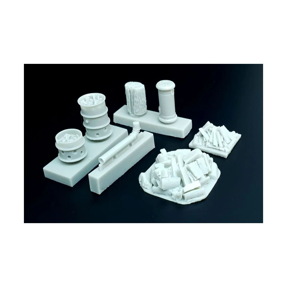 Stove and barrel brazier, 1/48 - Hauler HLX48401