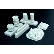 Stove and barrel brazier, 1/48 - Hauler HLX48401