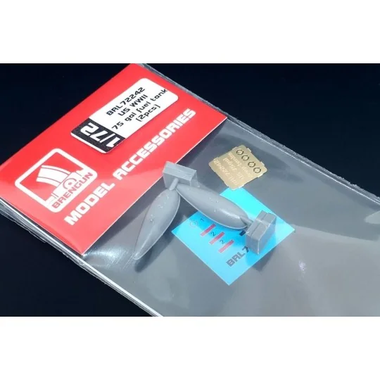 US WWII 75 gal fuel tank (2pcs) - Brengun BRL72242