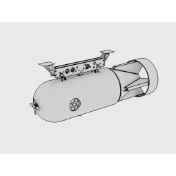 MKXVII Depth charge, 1/72 - Brengun BRL72244