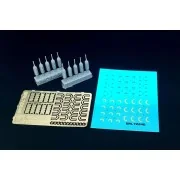 US GP 100lb AN-M30A1 bombs (10pcs), 1/72 - Brengun BRL72246 US GP 100lb AN-M30A1 bombs (10pcs), 1/72 - Brengun BRL72246