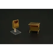 Street garbage bin (5pcs), 1/87 - Hauler HLR87208 Street garbage bin (5pcs), 1/87 - Hauler HLR87208