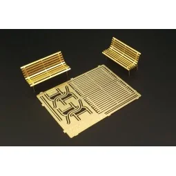 Slatted park bench (2sets), 1/87 - Hauler HLR87209