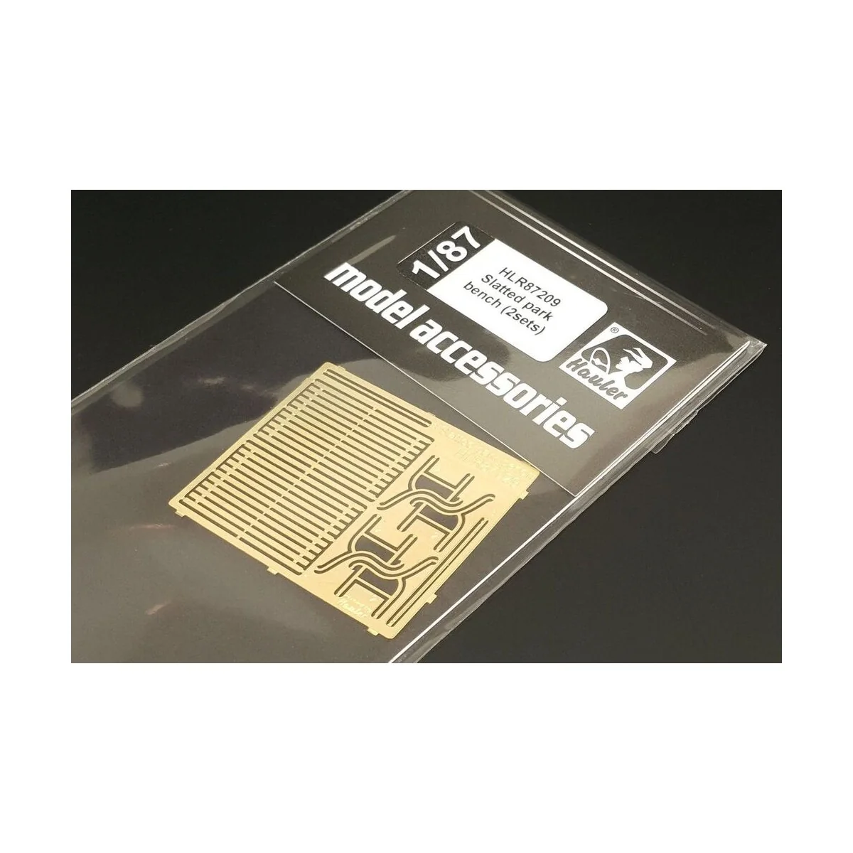 Slatted park bench (2sets) - Hauler HLR87209