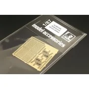 Slatted park bench (2sets) - Hauler HLR87209