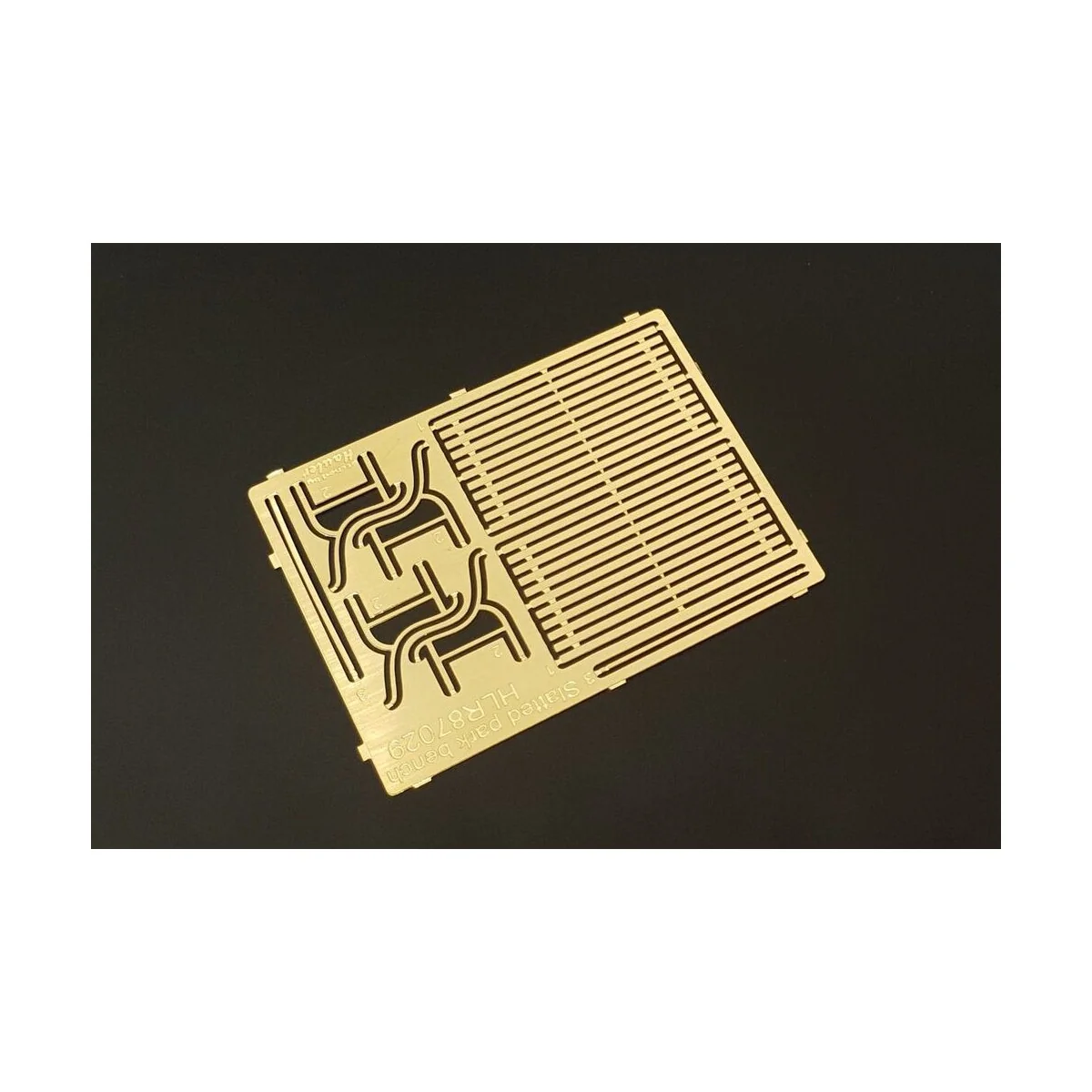 Slatted park bench (2sets) - Hauler HLR87209