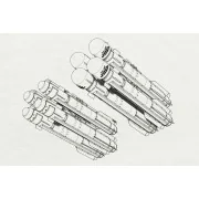 AGM-114 Hellfire (8pcs 2 racks), 1/35 - Hauler HLU35120 AGM-114 Hellfire (8pcs 2 racks), 1/35 - Hauler HLU35120