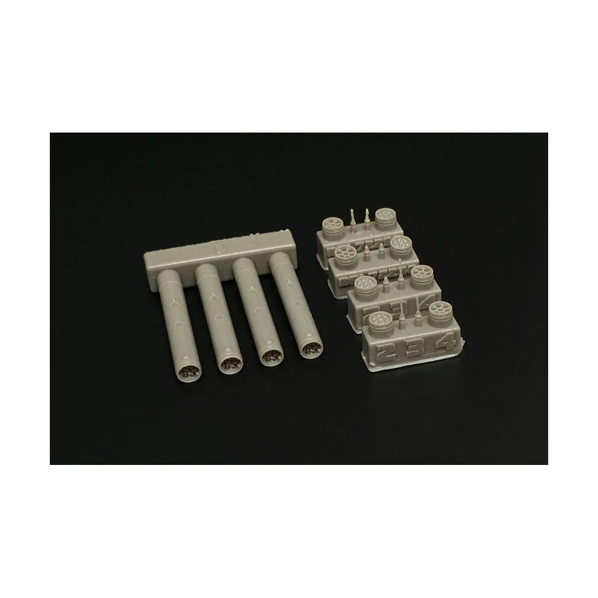 LAU131 (4pcs), 1/72 - Brengun BRL72250 LAU131 (4pcs), 1/72 - Brengun BRL72250