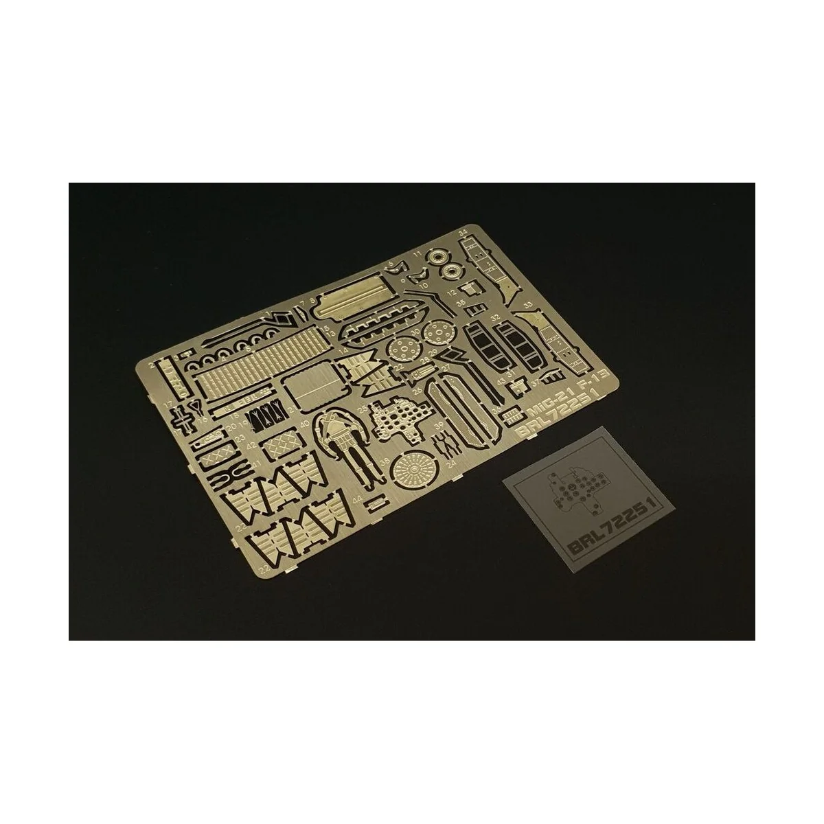 MiG 21 F-13 (Revell kit), 1/72 - Brengun BRL72251