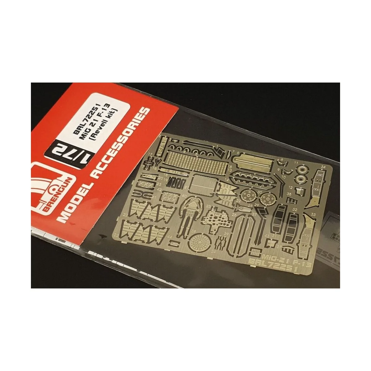 MiG 21 F-13 (Revell kit), 1/72 - Brengun BRL72251