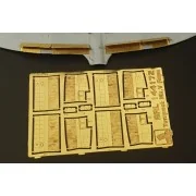 Hawker Tempest Mk.V flaps (Mark I kit), 1/144 - Brengun BRL144172 Hawker Tempest Mk.V flaps (Mark I kit), 1/144 - Brengun BRL144172