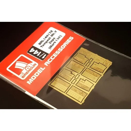 Hawker Tempest Mk.V flaps (Mark I kit), 1/144 - Brengun BRL144172 Hawker Tempest Mk.V flaps (Mark I kit), 1/144 - Brengun BRL144172