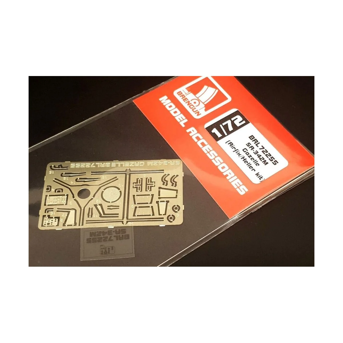 SA-342M Gazelle (Airfix/Heller kit), 1/72 - Brengun BRL72255