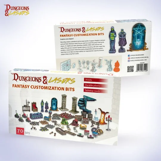 Dungeons & Lasers Expansion Set: FANTASY CUSTOMIZATION BITS - Archo...